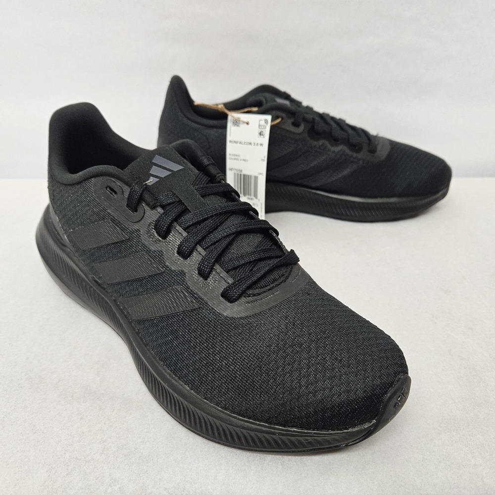 Adidas Women's Runfalcon 3.0 Running Shoes HP7558 Black Sz 7.5